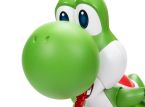 Il nuovo giocattolo Yoshi sovrasta il precedente incidendo uovo afferrando la frutta con la lingua