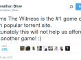 Blow: The Witness è il titolo più piratato su noto portale torrent