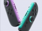 Nintendo introduce i controller Joy-Con 2 viola chiaro (L) e verde chiaro (R) per Switch 2