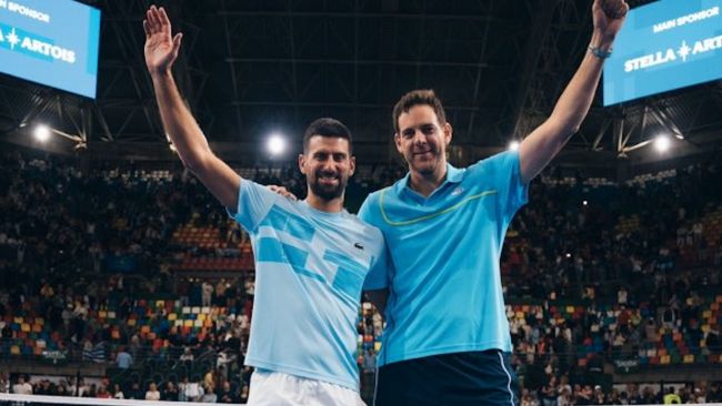 Juan Martín del Potro ringrazia Djokovic dopo la toccante partita d'addio in Argentina