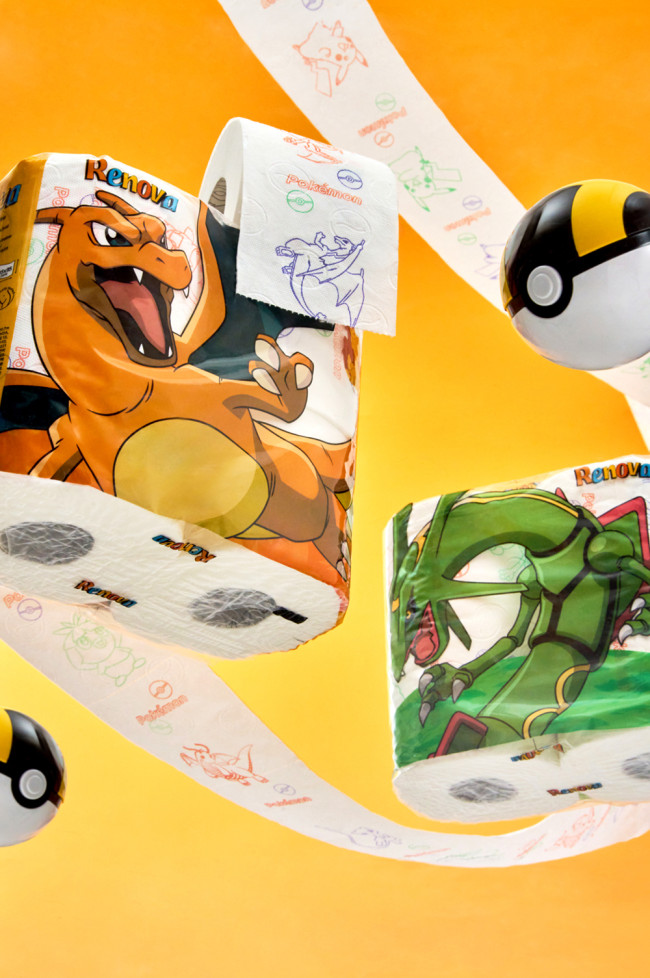 Pokémon diventa carta igienica in un nuovo bizzarro prodotto Nintendo