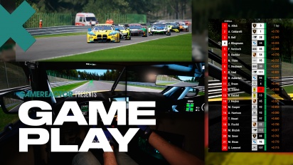 Assetto Corsa Competizione - Gameplay completo del triplo monitor della gara a Spa