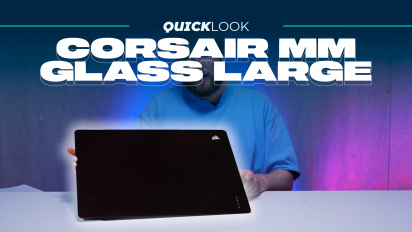 Corsair MM Glass Large (Quick Look) - Libertà dall'attrito